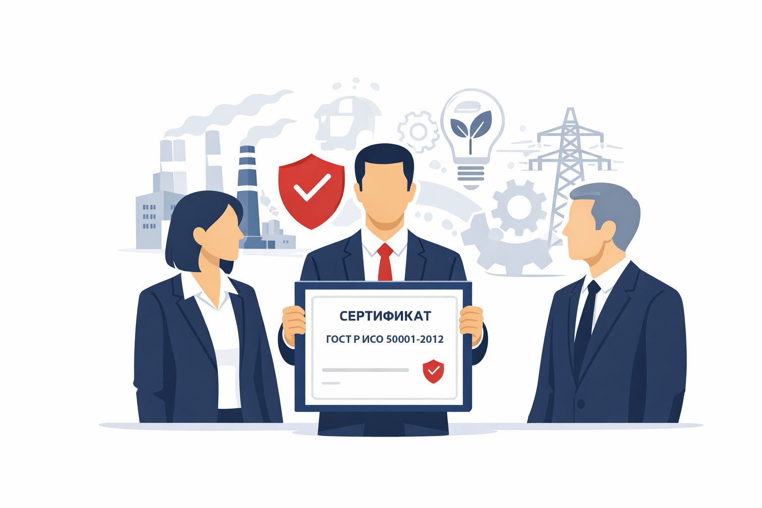 Оформление сертификата ГОСТ Р ИСО 50001-2012 в Пскове и по всей Псковской области