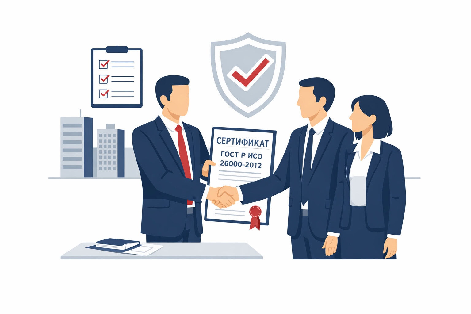 Порядок оформления сертификата ГОСТ Р ИСО 26000-2012 в Пскове
