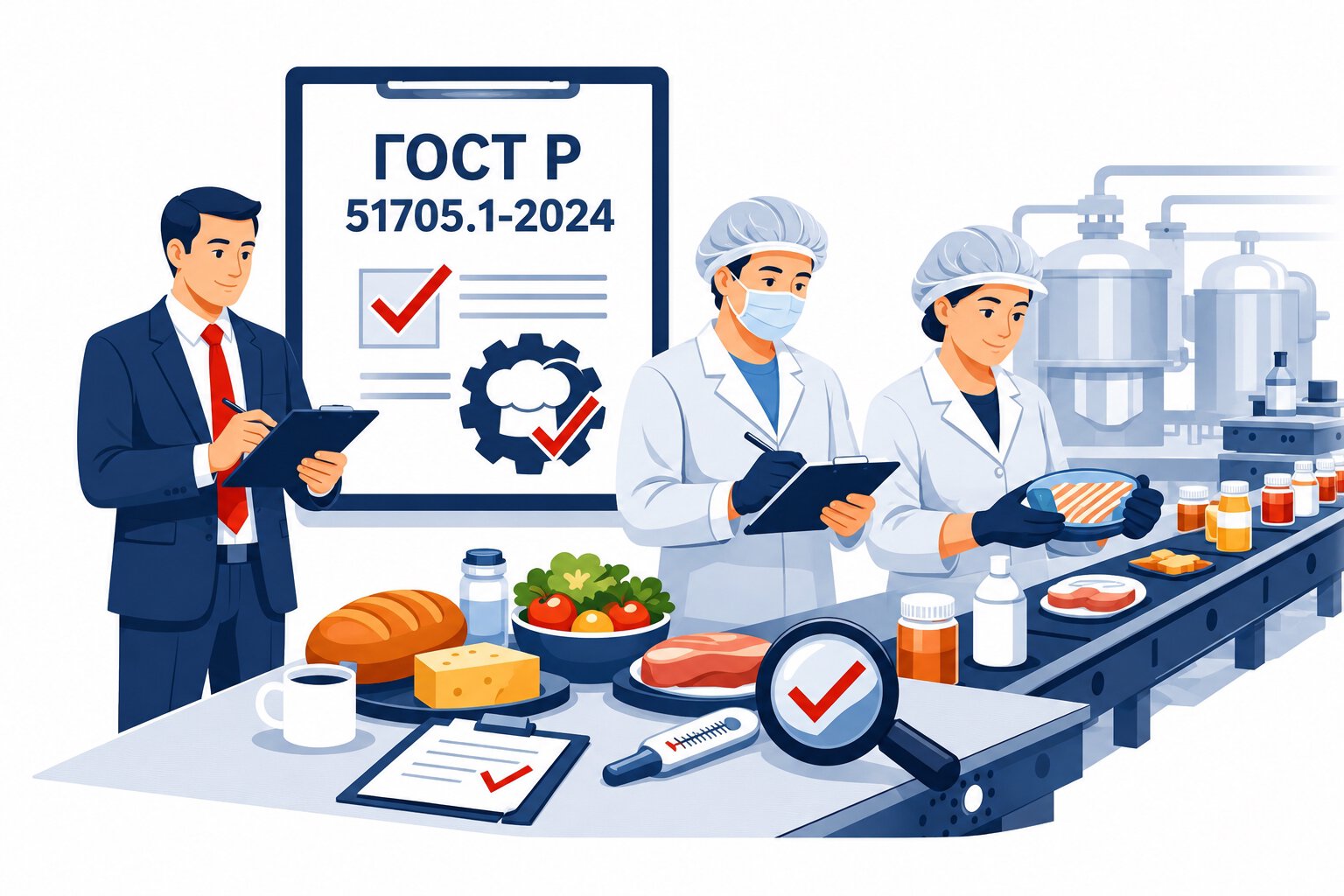 Оформление ГОСТ Р 51705.1 2024 ХАССП в Пскове